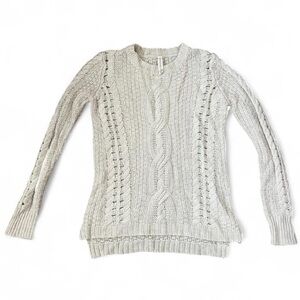 Aeropostale Vintage y2k Women's Cable Knit Sweater - Gray